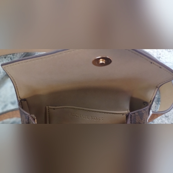 Michael Kors Brown & Tan Signature Belt Bag - Picture 3 of 3
